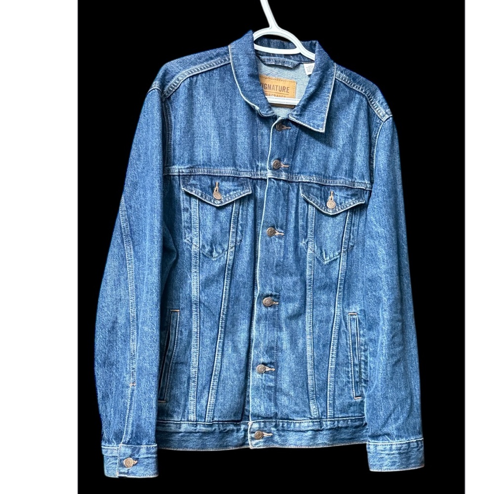 Levi Strauss Denim Signature Blue Lightweight Denim Jacket Medium